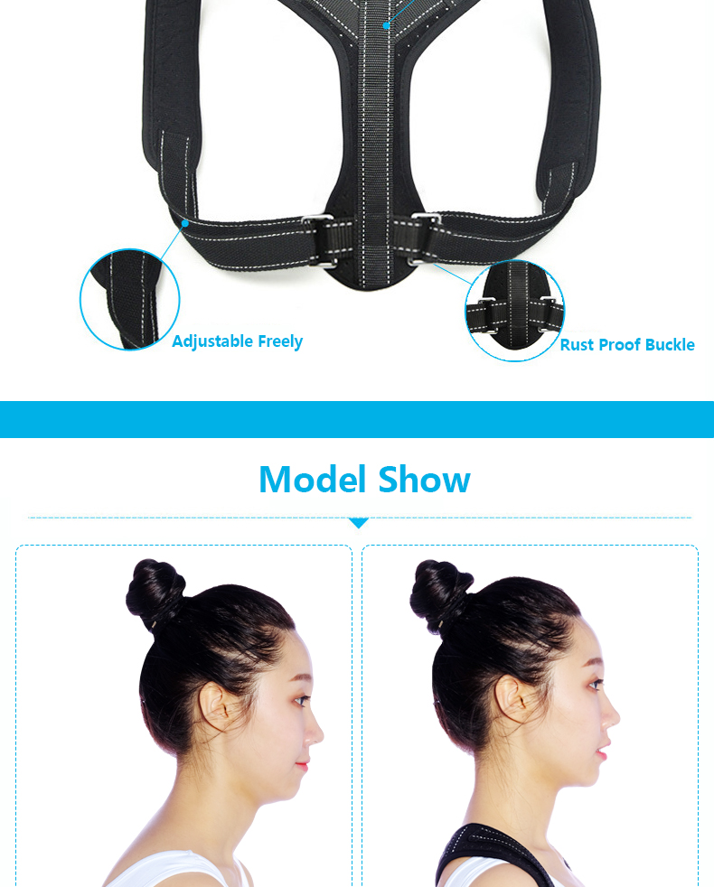 adjustable back brace posture