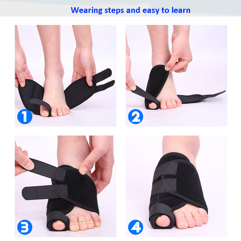 Feet care toe orthopedic stretcher toe bandage hallux valgus Pro Finger Silicone Corrector Seperators